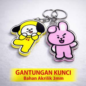Cetak Gantungan Kunci Akrilik Jakarta Timur