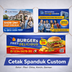 Cetak Spanduk Murah & Berkualitas - Cetak Spanduk Jakarta Timur & Terdekat