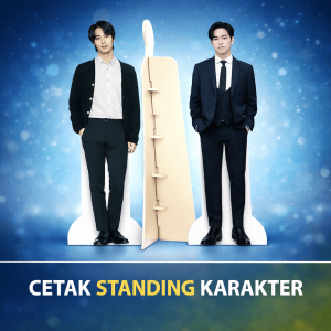 Jasa Cetak Standing Karakter